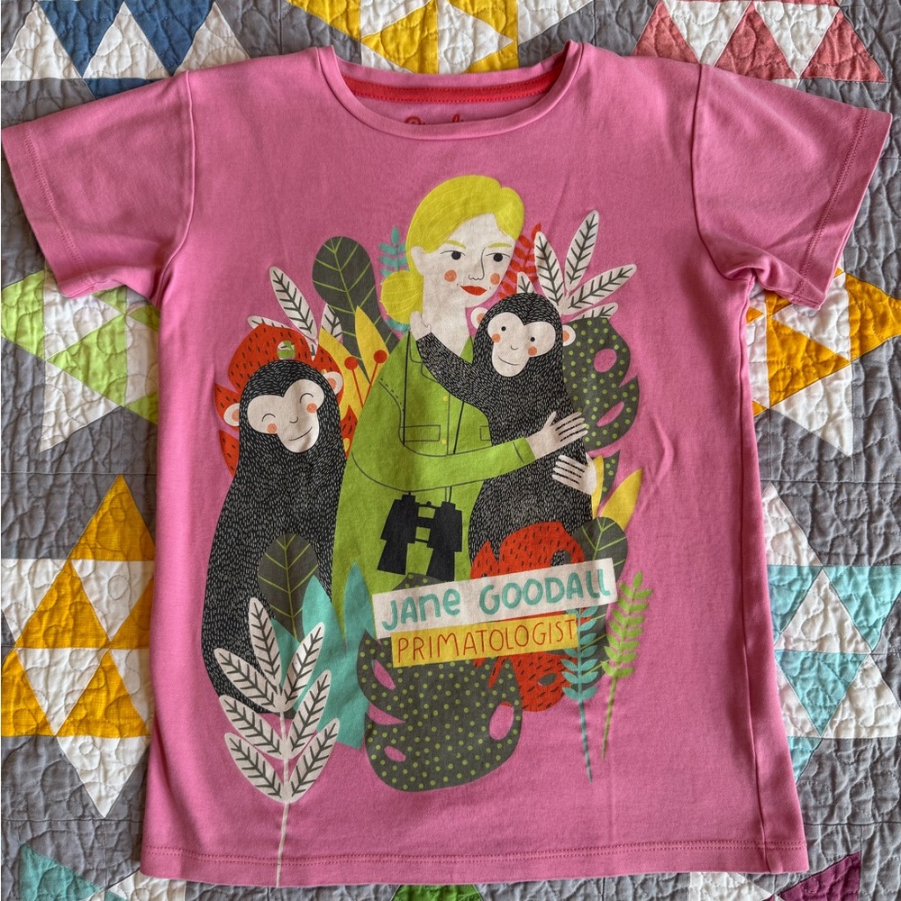 Pink Primatologist Kids T-Shirt